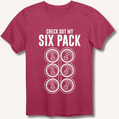 Check Out My Six Pack T-Shirt Gift For Bourbon Drinker