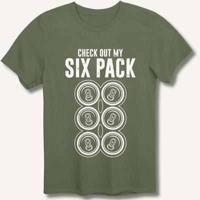 Check Out My Six Pack T-Shirt Gift For Bourbon Drinker
