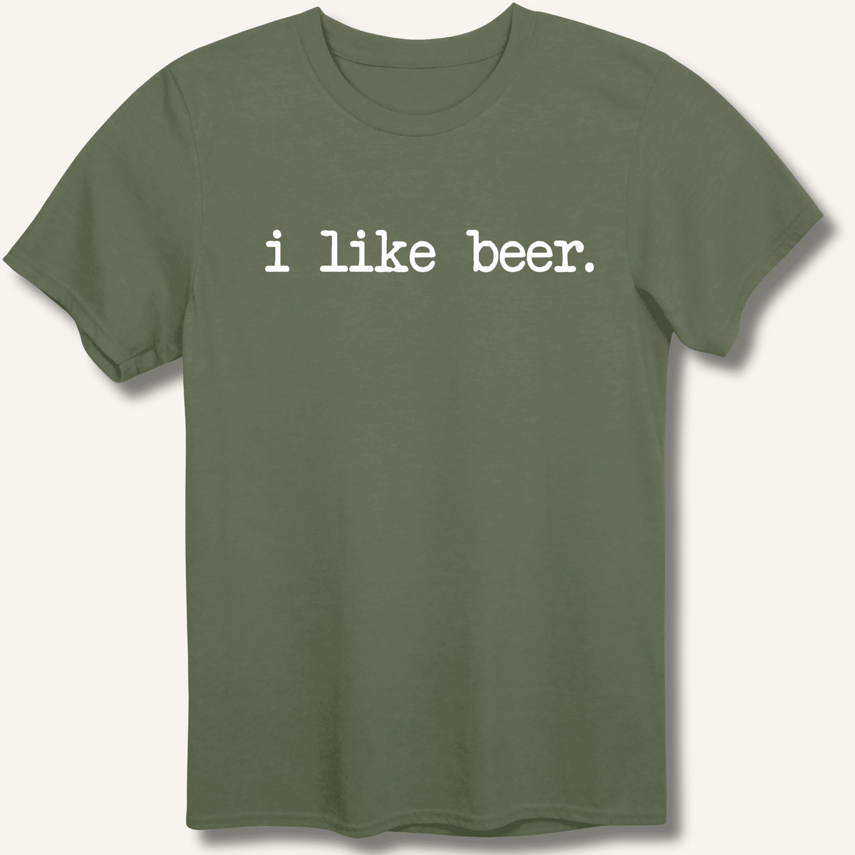 I Like Beer T-Shirt Gift For Bourbon Drinker