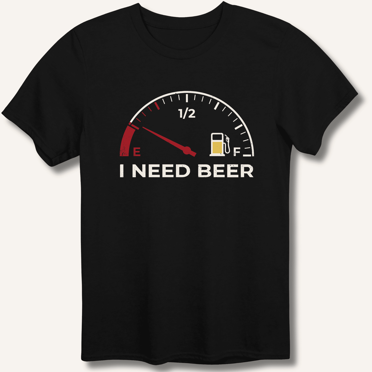 Beer Gauge T-Shirt Gift For Bourbon Drinker