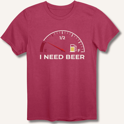 Beer Gauge T-Shirt Gift For Bourbon Drinker