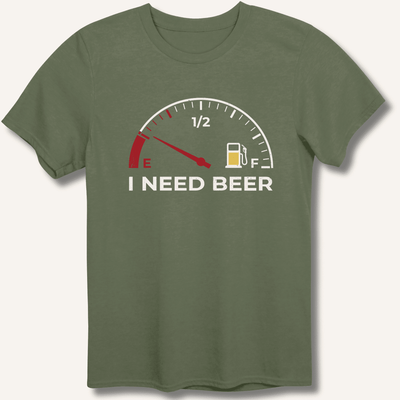 Beer Gauge T-Shirt Gift For Bourbon Drinker