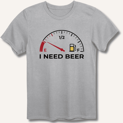 Beer Gauge T-Shirt Gift For Bourbon Drinker