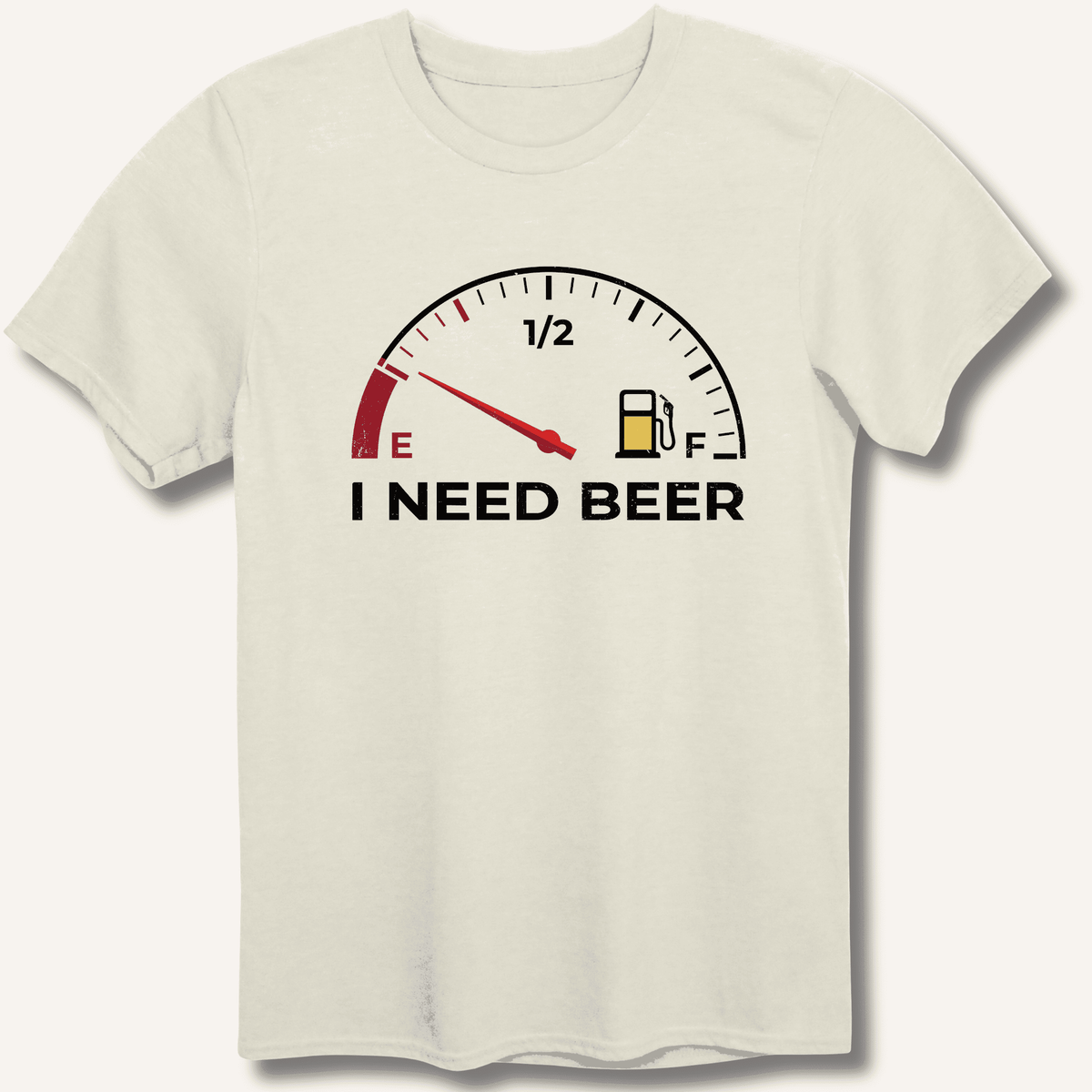 Beer Gauge T-Shirt Gift For Bourbon Drinker
