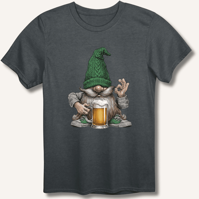 Beer Gnome T-Shirt Gift For Bourbon Drinker