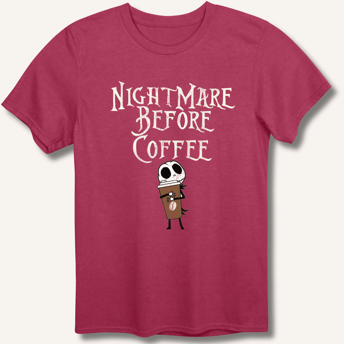 Nightmare Before Coffee T-Shirt Gift For Bourbon Drinker