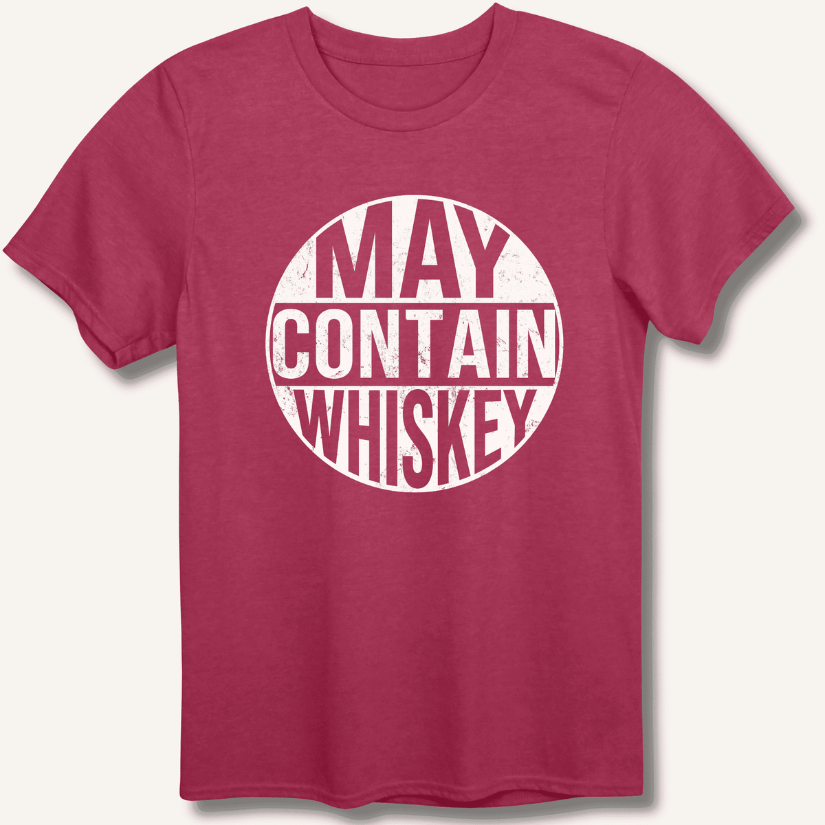 May Contain Whiskey T-Shirt Gift For Bourbon Drinker