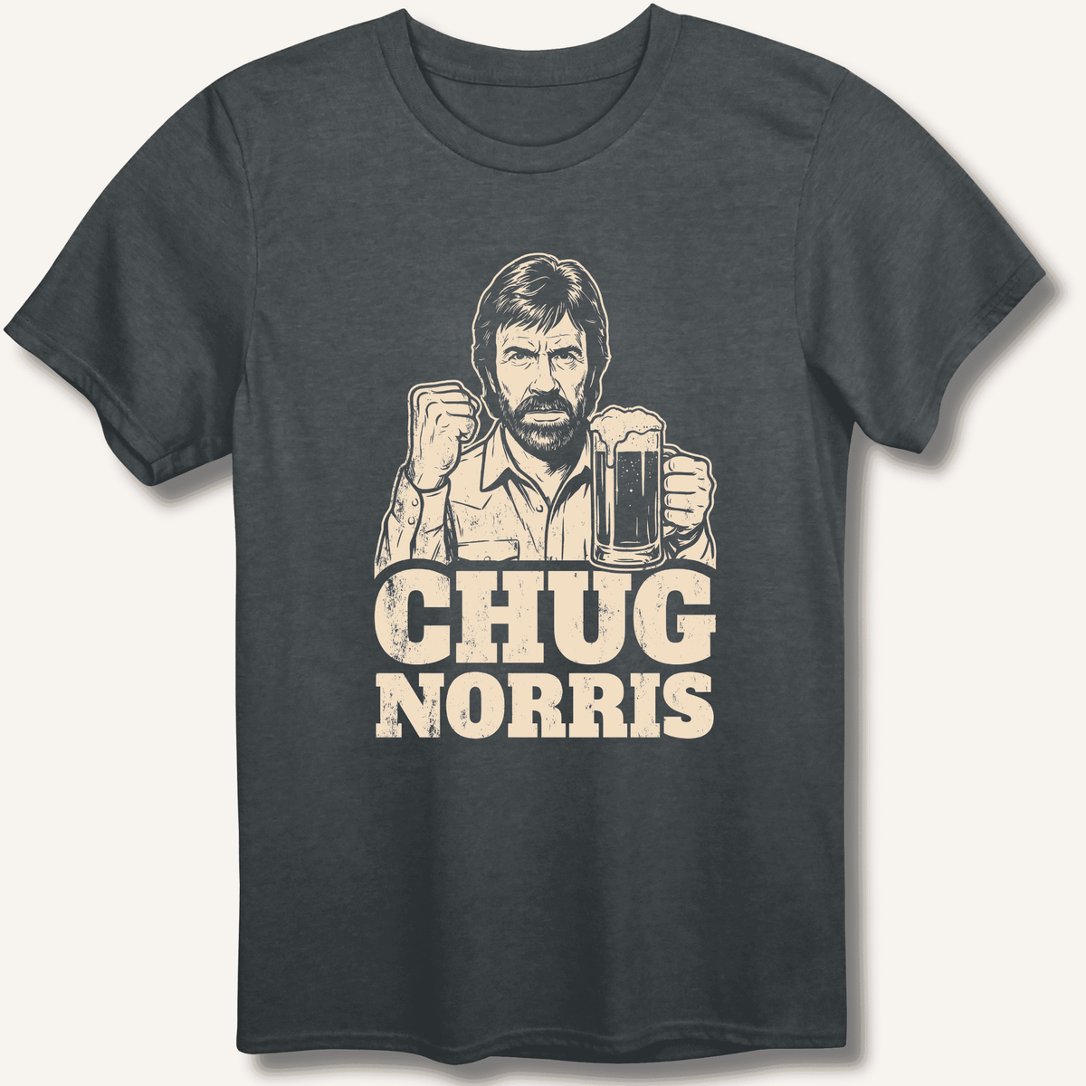 Chug Norris T-Shirt Gift For Bourbon Drinker
