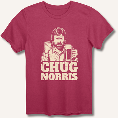 Chug Norris T-Shirt Gift For Bourbon Drinker