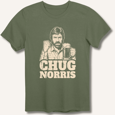 Chug Norris T-Shirt Gift For Bourbon Drinker