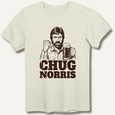 Chug Norris T-Shirt Gift For Bourbon Drinker