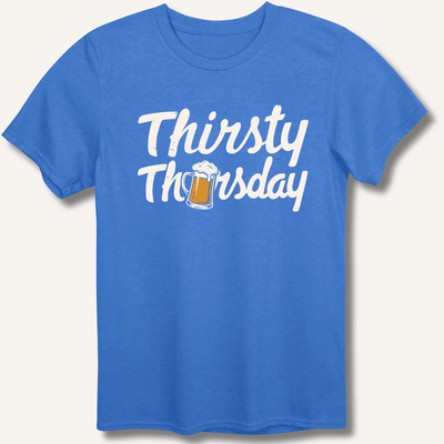 Thirsty Thursday T-Shirt Gift For Bourbon Drinker