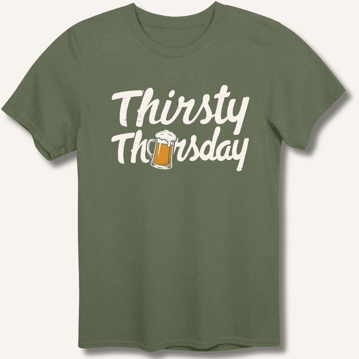 Thirsty Thursday T-Shirt Gift For Bourbon Drinker