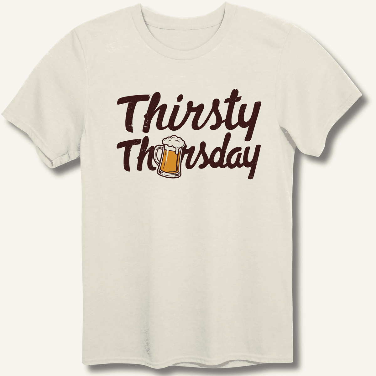 Thirsty Thursday T-Shirt Gift For Bourbon Drinker