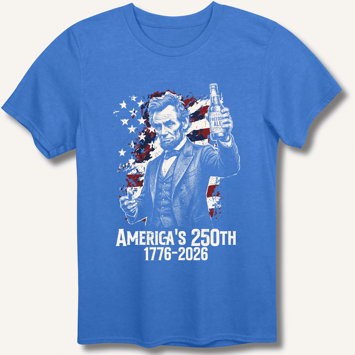 Lincoln's 250th Toast T-Shirt Gift For Bourbon Drinker