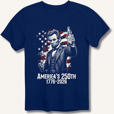 Lincoln's 250th Toast T-Shirt Gift For Bourbon Drinker