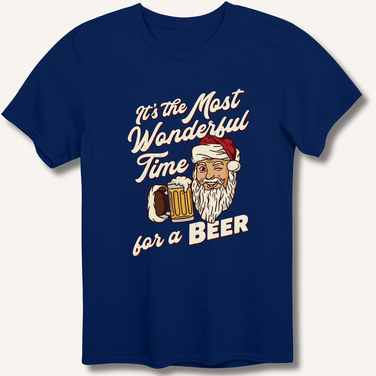 It's the Most Wonderful Time for a Beer T-Shirt Gift For Bourbon Drinker