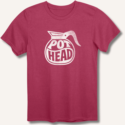 Pot Head T-Shirt Gift For Bourbon Drinker