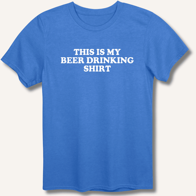 This Is My Beer Drinking Shirt T-Shirt Gift For Bourbon Drinker
