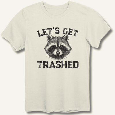 Let's Get Trashed T-Shirt Gift For Bourbon Drinker