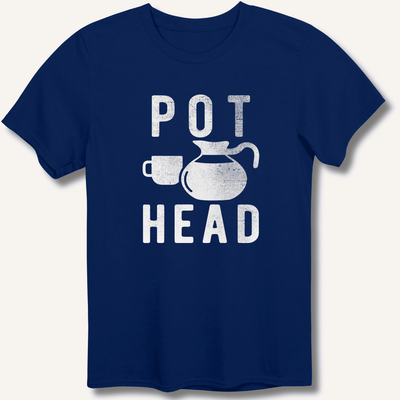 Pot Head T-Shirt Gift For Bourbon Drinker