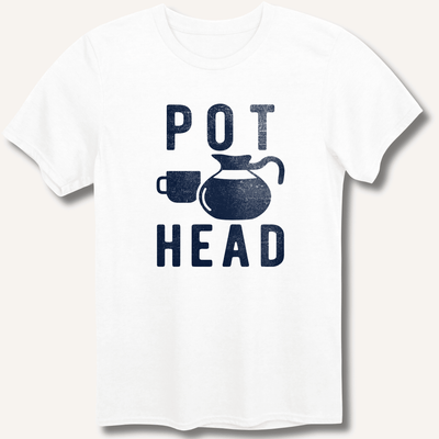 Pot Head T-Shirt Gift For Bourbon Drinker