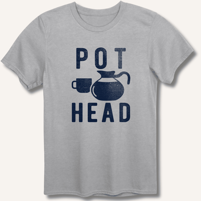 Pot Head T-Shirt Gift For Bourbon Drinker
