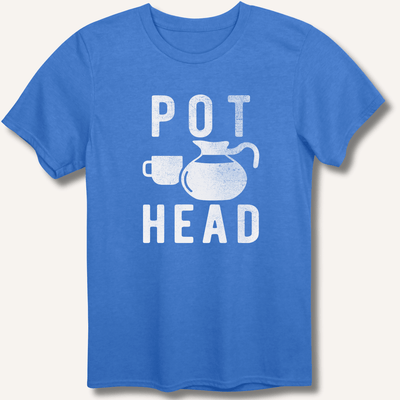 Pot Head T-Shirt Gift For Bourbon Drinker