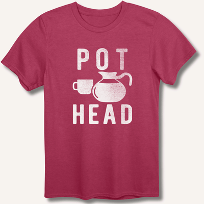 Pot Head T-Shirt Gift For Bourbon Drinker