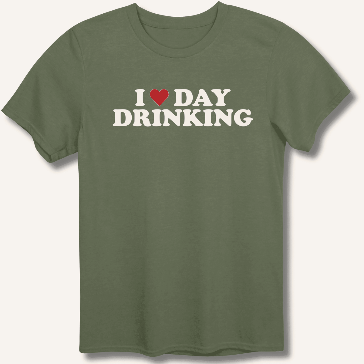 I ❤️ DAY DRINKING T-Shirt Gift For Bourbon Drinker