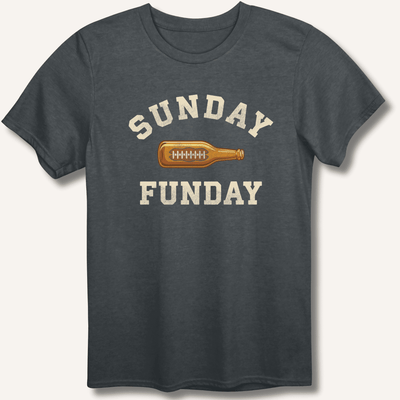 Sunday Funday T-Shirt Gift For Bourbon Drinker