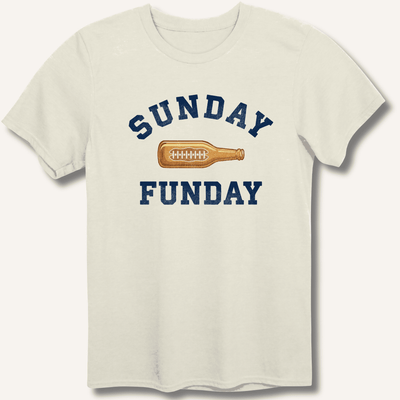 Sunday Funday T-Shirt Gift For Bourbon Drinker