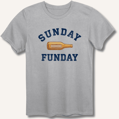 Sunday Funday T-Shirt Gift For Bourbon Drinker
