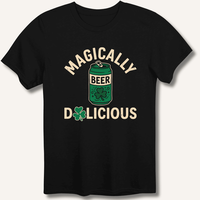 Magically Delicious Beer T-Shirt Gift For Bourbon Drinker