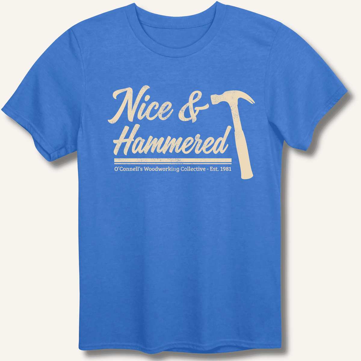 Nice & Hammered T-Shirt Gift For Bourbon Drinker