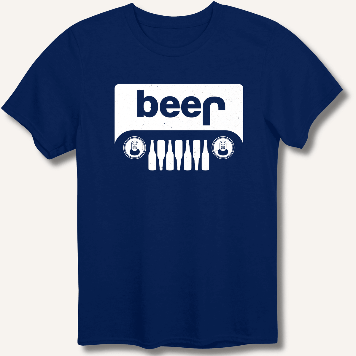Beer Jeep T-Shirt Gift For Bourbon Drinker