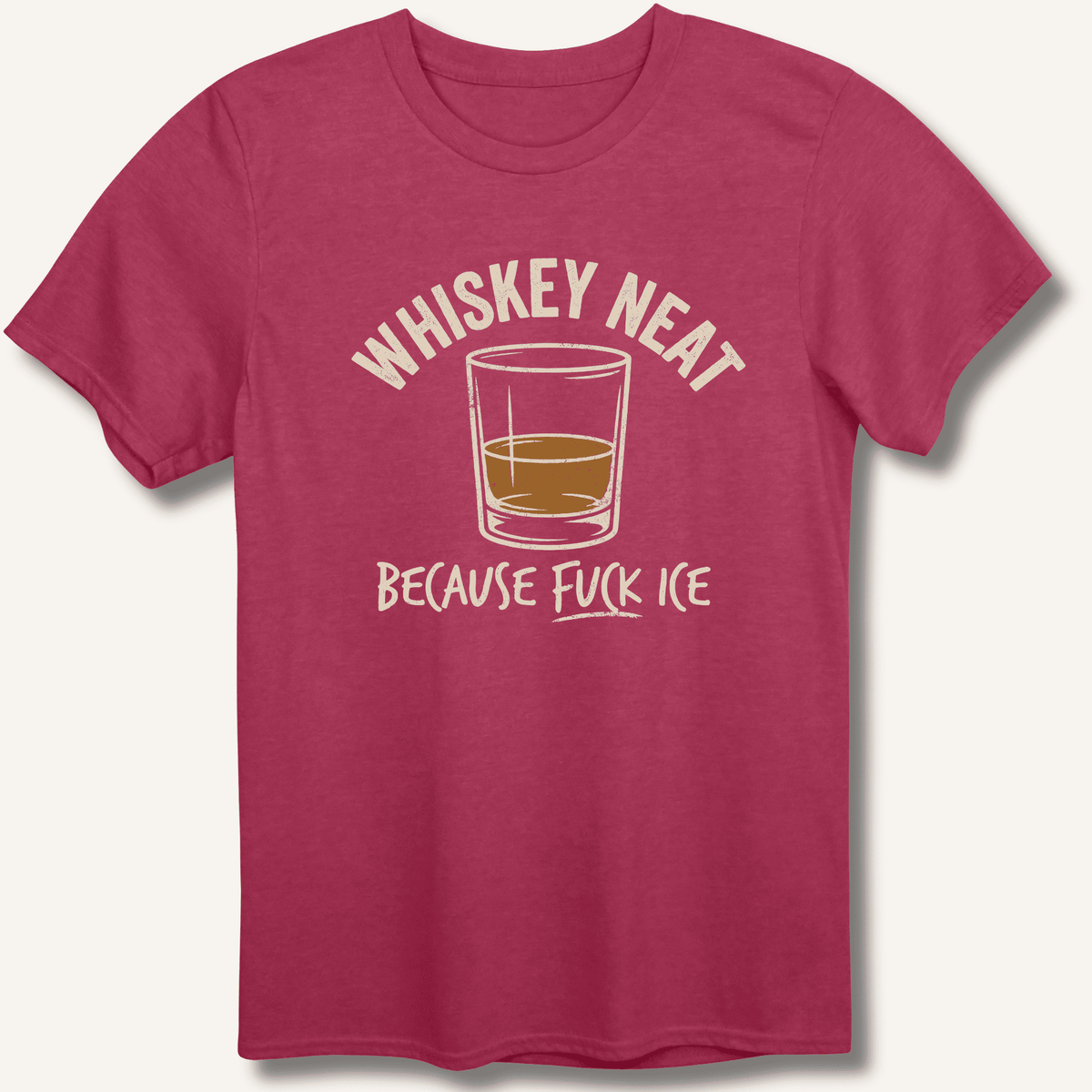 Whiskey Neat T-Shirt Gift For Bourbon Drinker