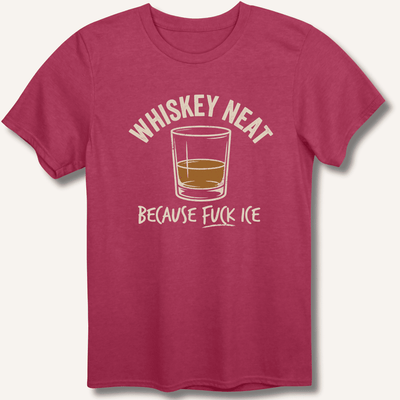 Whiskey Neat T-Shirt Gift For Bourbon Drinker