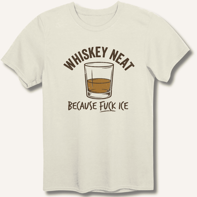 Whiskey Neat T-Shirt Gift For Bourbon Drinker