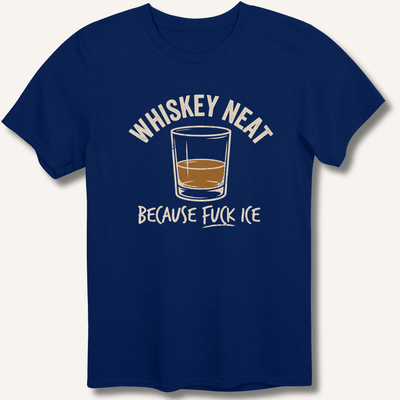 Whiskey Neat T-Shirt Gift For Bourbon Drinker
