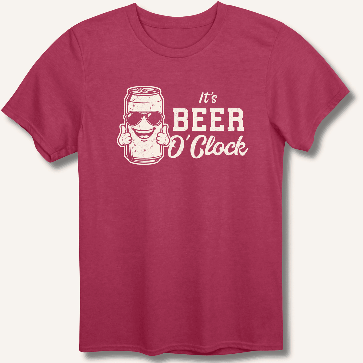 It's Beer O'Clock T-Shirt Gift For Bourbon Drinker