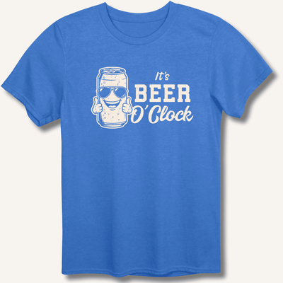 It's Beer O'Clock T-Shirt Gift For Bourbon Drinker