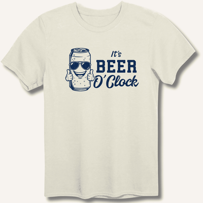 It's Beer O'Clock T-Shirt Gift For Bourbon Drinker