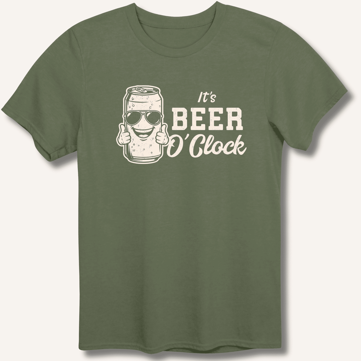 It's Beer O'Clock T-Shirt Gift For Bourbon Drinker