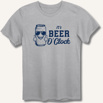 It's Beer O'Clock T-Shirt Gift For Bourbon Drinker