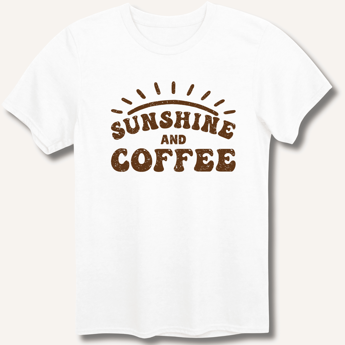 Sunshine and Coffee T-Shirt Gift For Bourbon Drinker