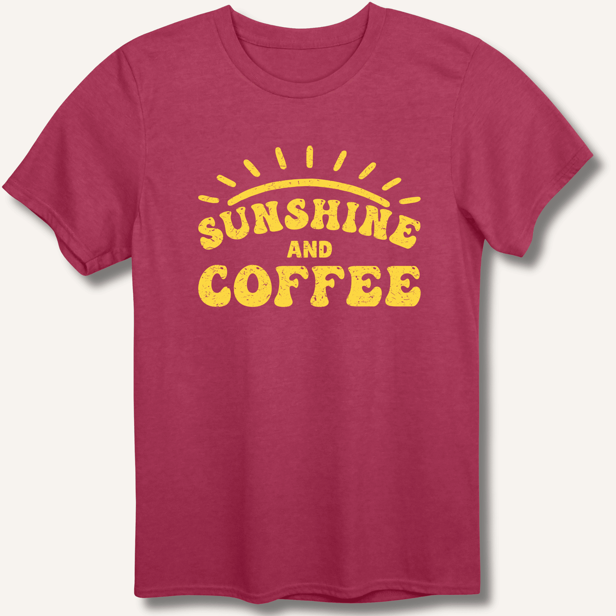Sunshine and Coffee T-Shirt Gift For Bourbon Drinker