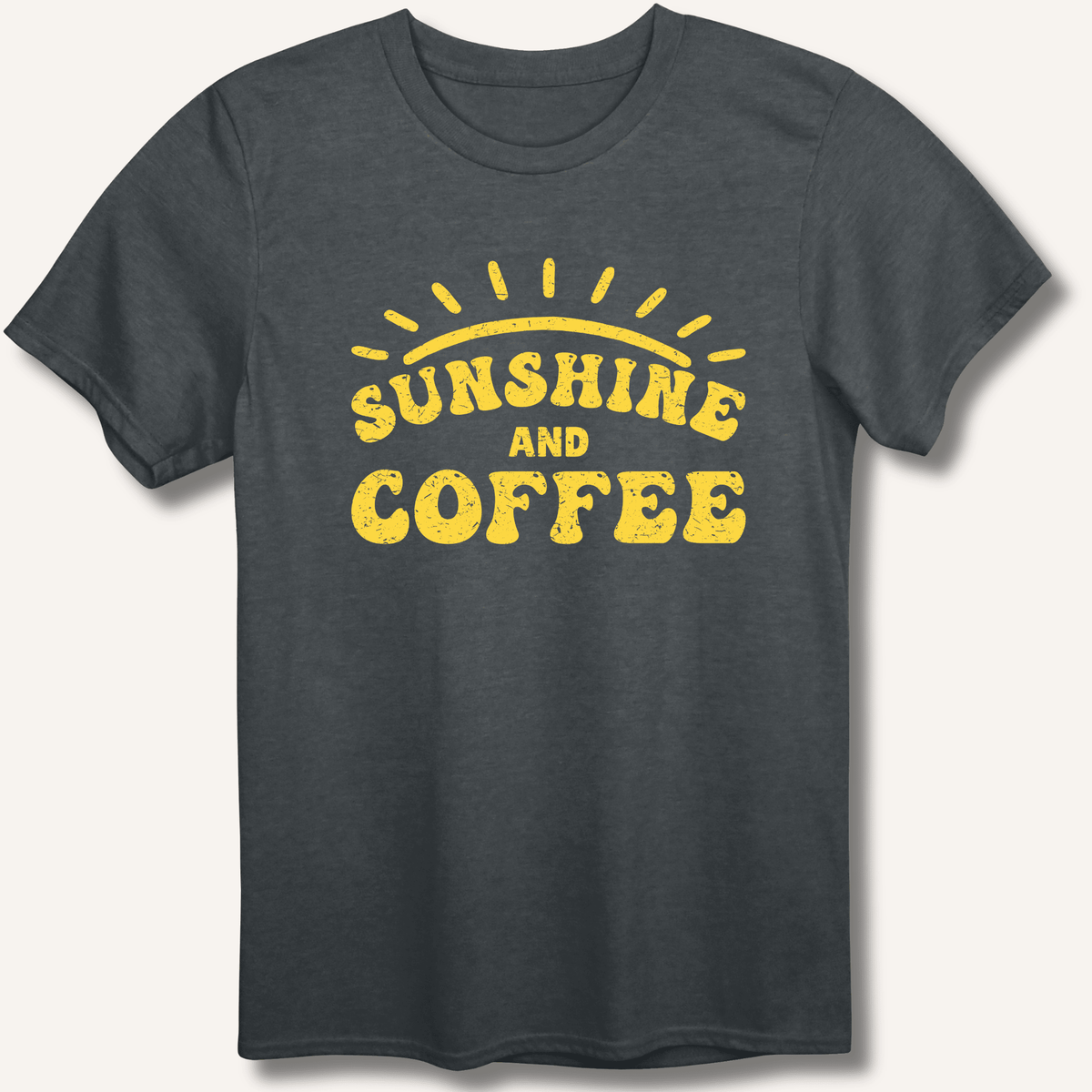 Sunshine and Coffee T-Shirt Gift For Bourbon Drinker