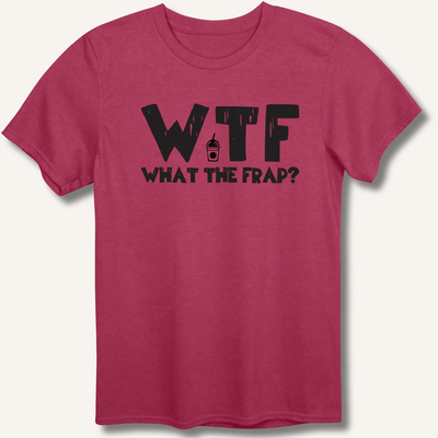 WTF What The Frap? T-Shirt Gift For Bourbon Drinker