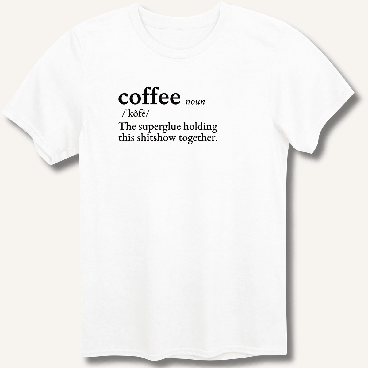 Coffee Definition T-Shirt Gift For Bourbon Drinker